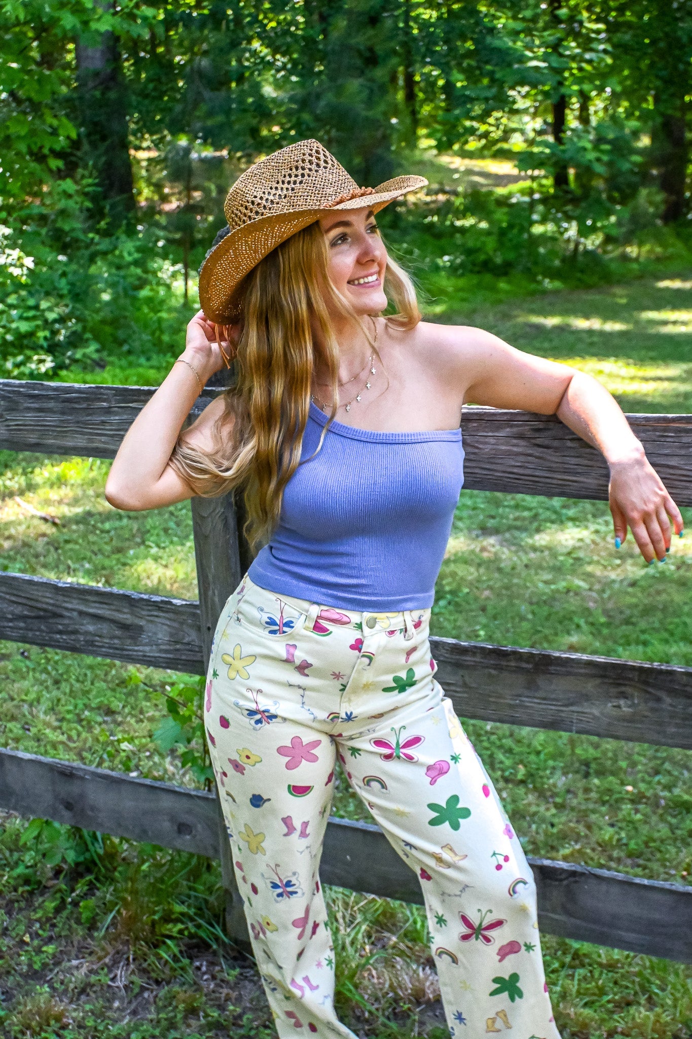 Wild Child Printed Jeans - She Chester
