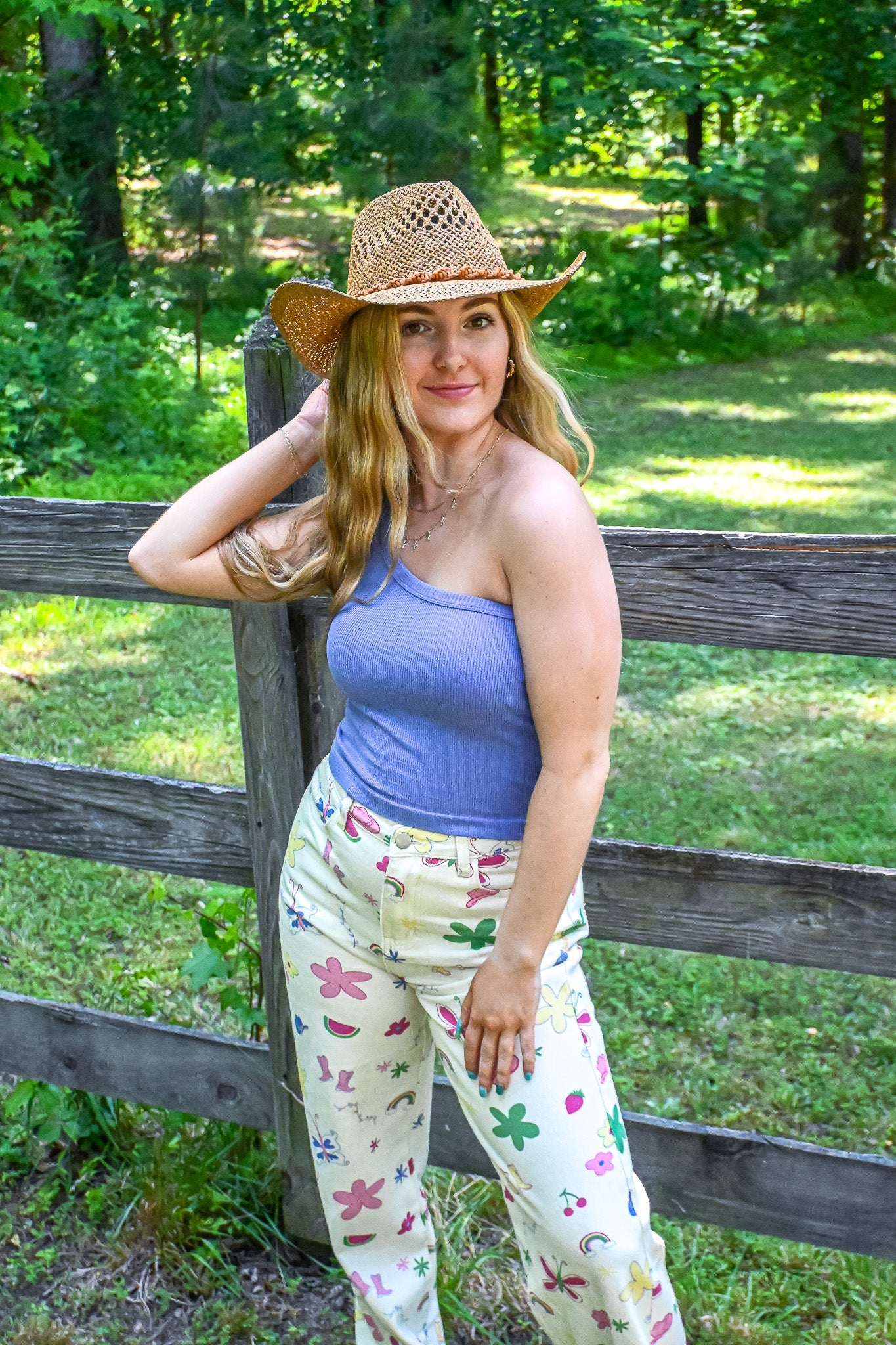 Wild Child Printed Jeans - She Chester