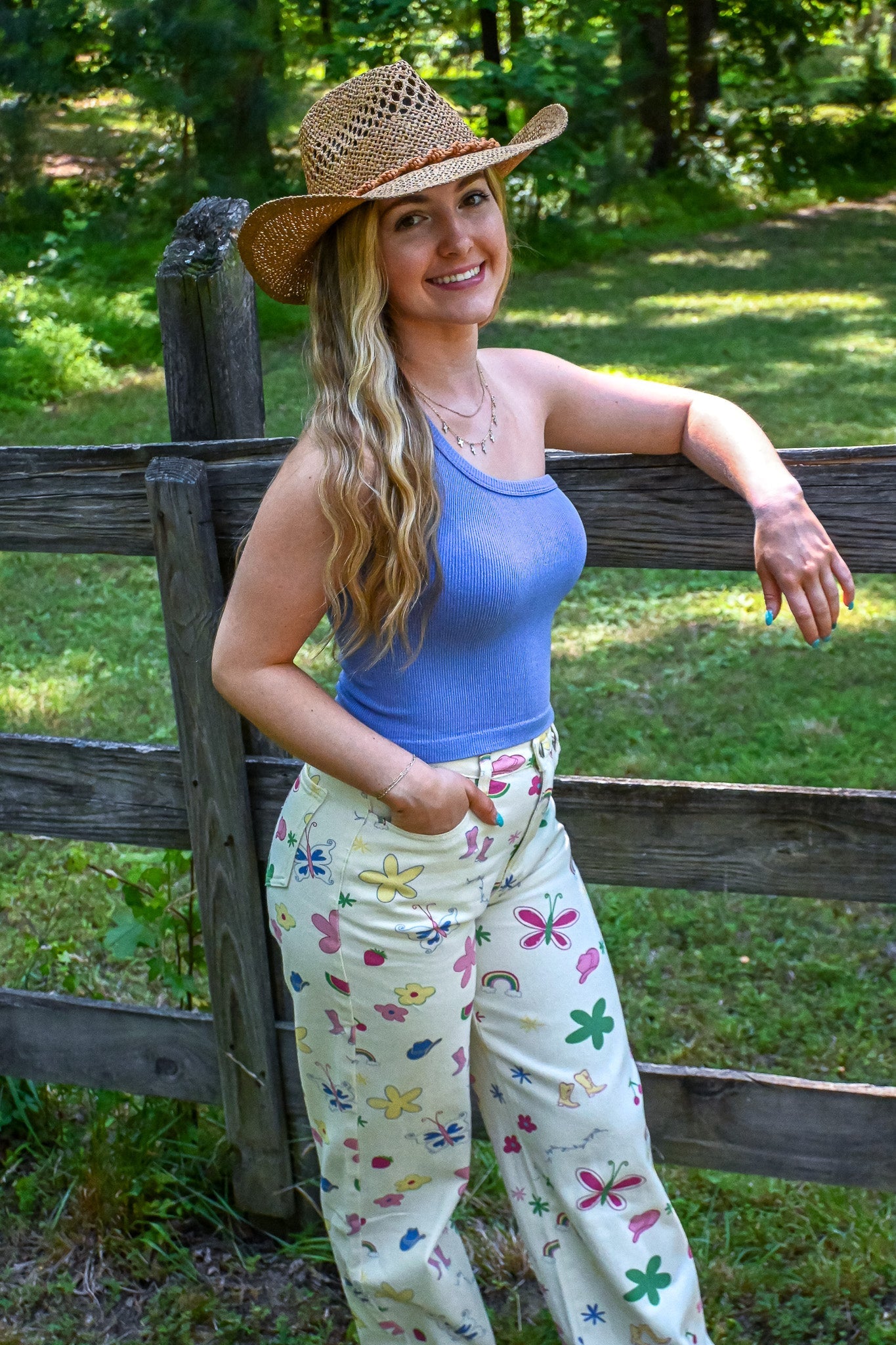 Wild Child Printed Jeans - She Chester