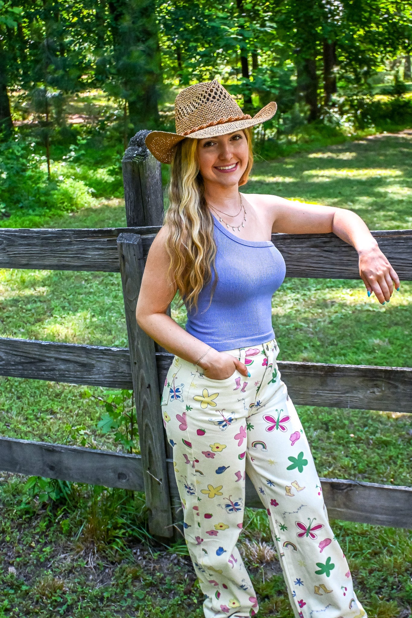 Wild Child Printed Jeans - She Chester