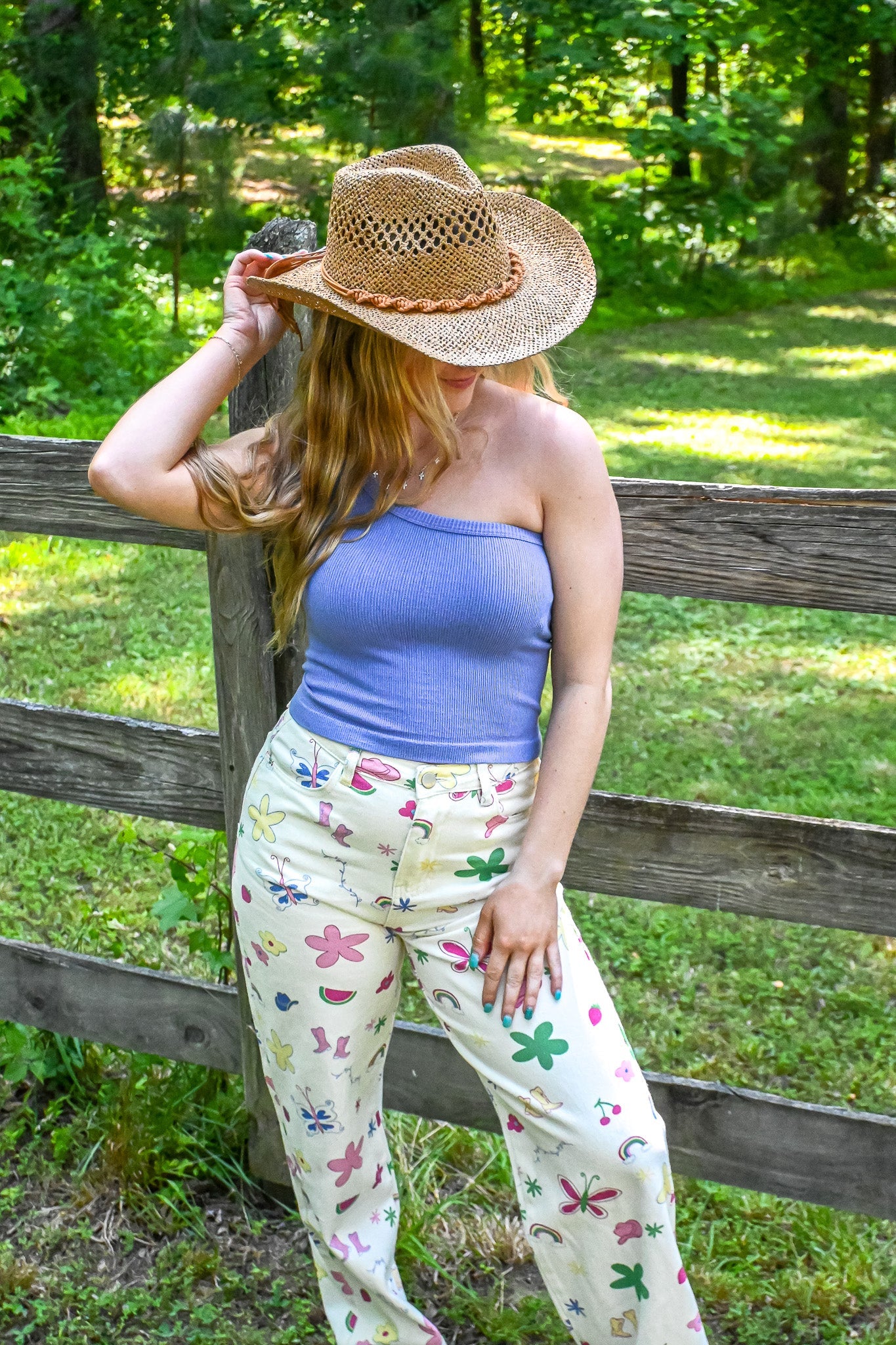 Wild Child Printed Jeans - She Chester