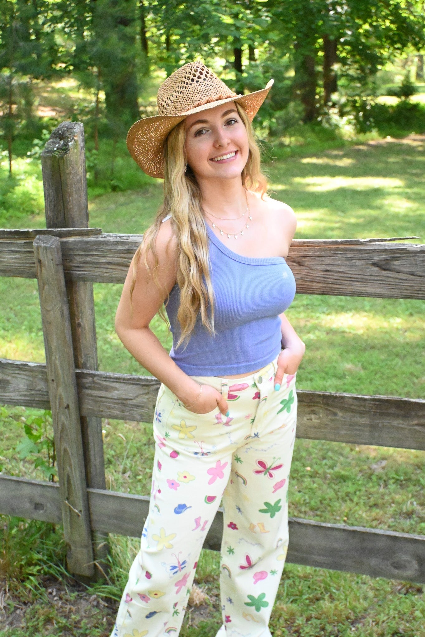 Wild Child Printed Jeans - She Chester