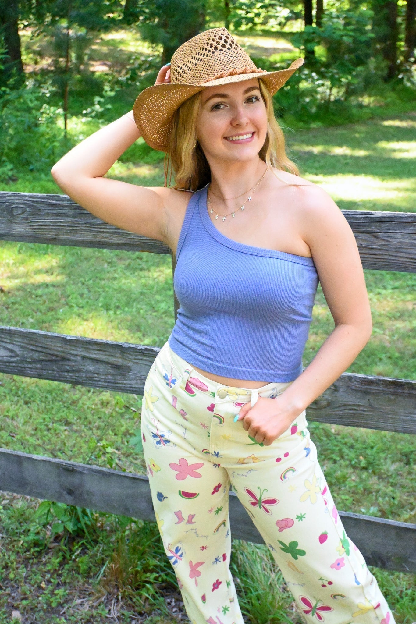 Wild Child Printed Jeans - She Chester