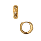 Wilder Evil Eye Celestial Huggie Gold Hoop Earrings - She Chester