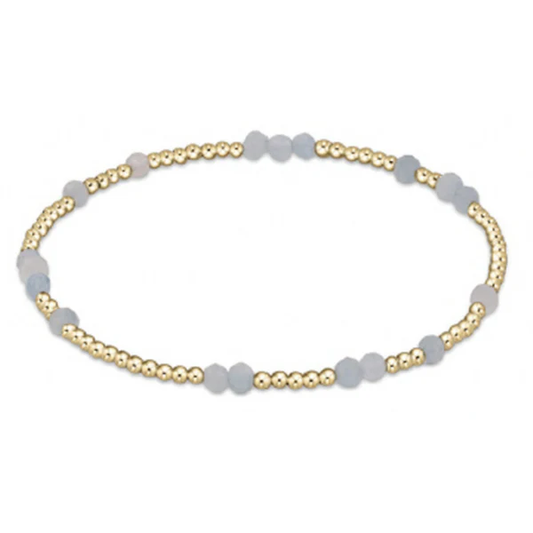 Hope Unwritten Gemstone Bracelet Aquamarine