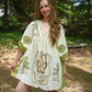 Woodstock Green Mini Dress - She Chester