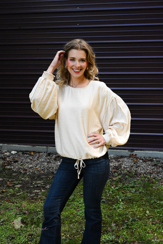 Work For It Oatmeal Top - She Chester