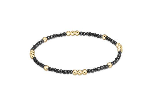 Worthy 2MM Bead Bracelet - Hematite - She Chester