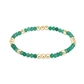 Worthy 3MM Bead Bracelet - Green Onyx - She Chester