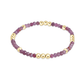 Worthy 3MM Bead Bracelet - Ruby - She Chester