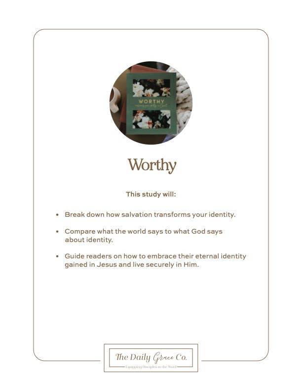 Worthy | Embracing Your Identity in Christ - She Chester