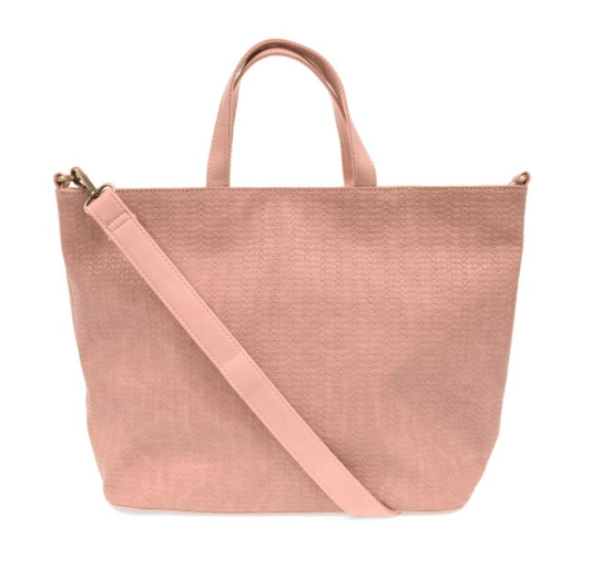 Woven Pink Blossom Convertible Shopper - She Chester
