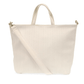 Woven White Convertible Shopper - She Chester
