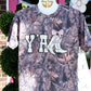 Yall Boots Camo Mineral Wash Tee - She Chester