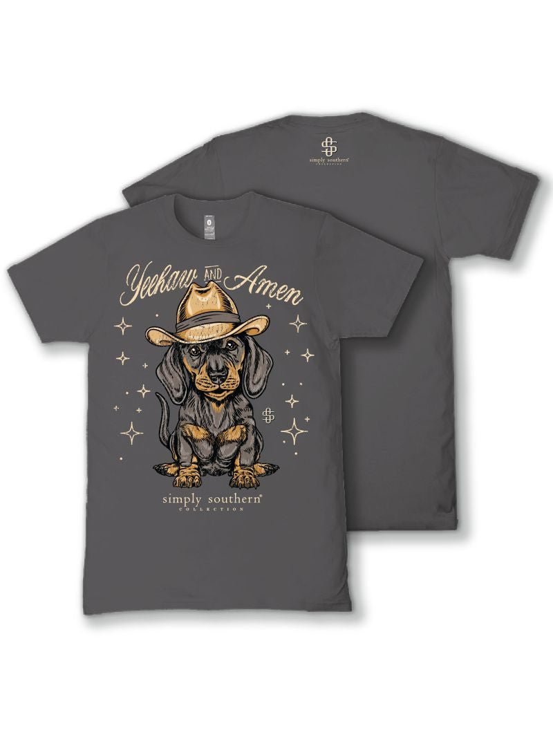 Yeehaw & Amen Dog Tee - She Chester