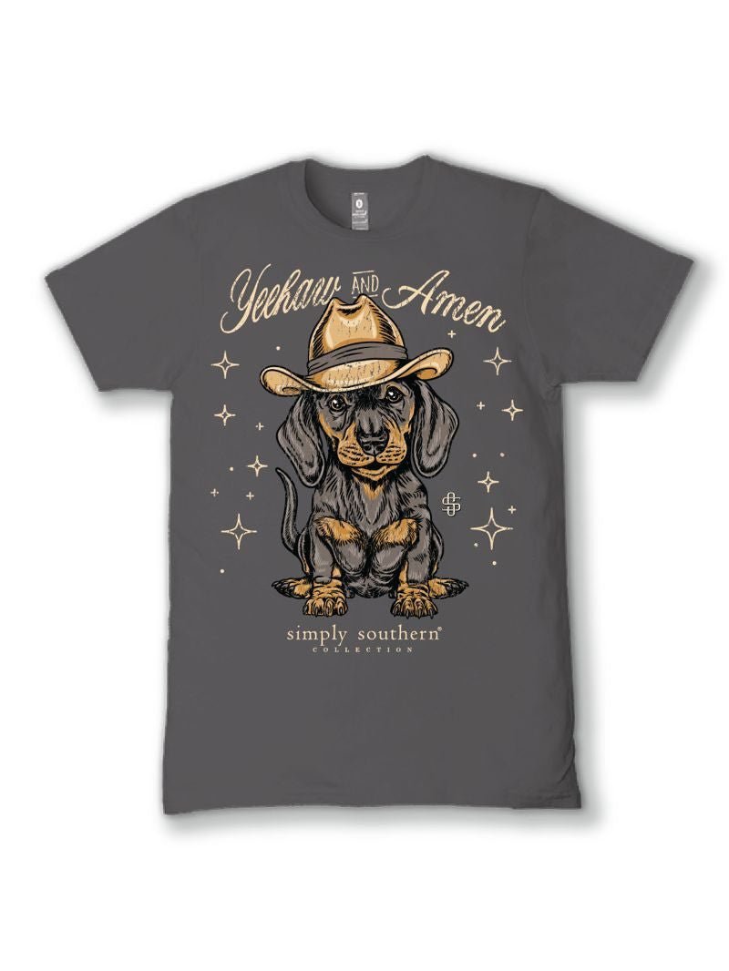 Yeehaw & Amen Dog Tee - She Chester