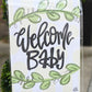 Yellow Welcome Baby Garden Glam - She Chester
