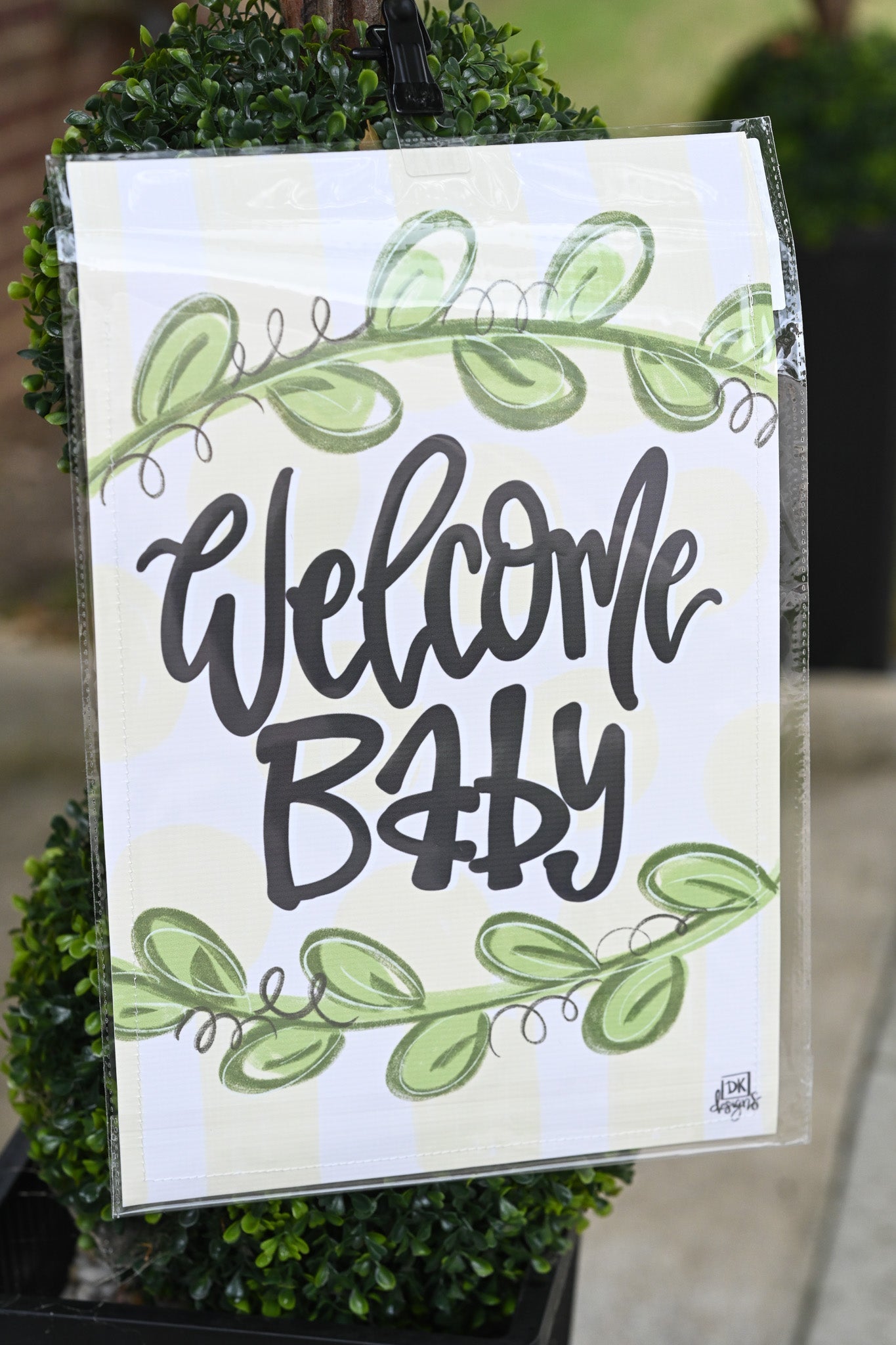 Yellow Welcome Baby Garden Glam - She Chester