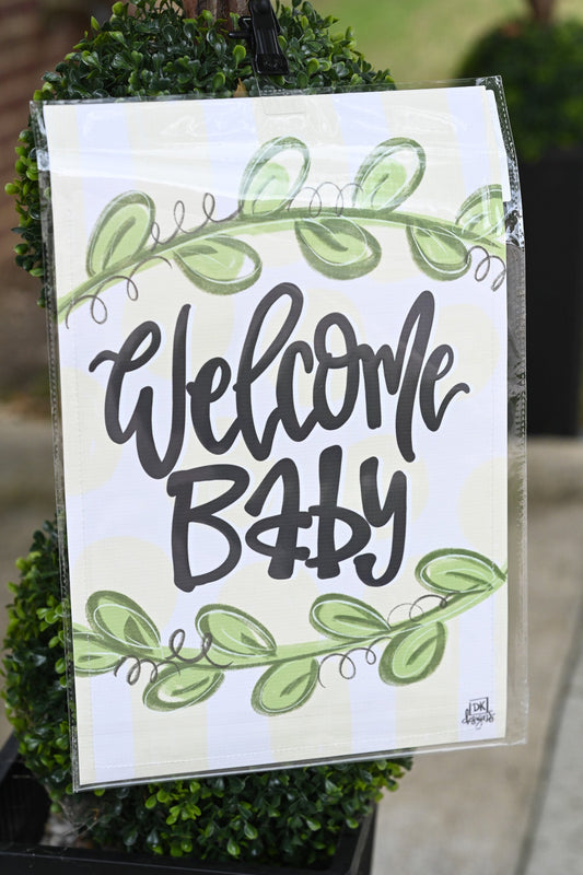 Yellow Welcome Baby Garden Glam - She Chester