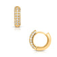 Yolanda Gold Huggie Hoop Earring - 44 - She Chester