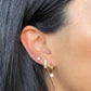 Yolanda Gold Huggie Hoop Earring - 44 - She Chester