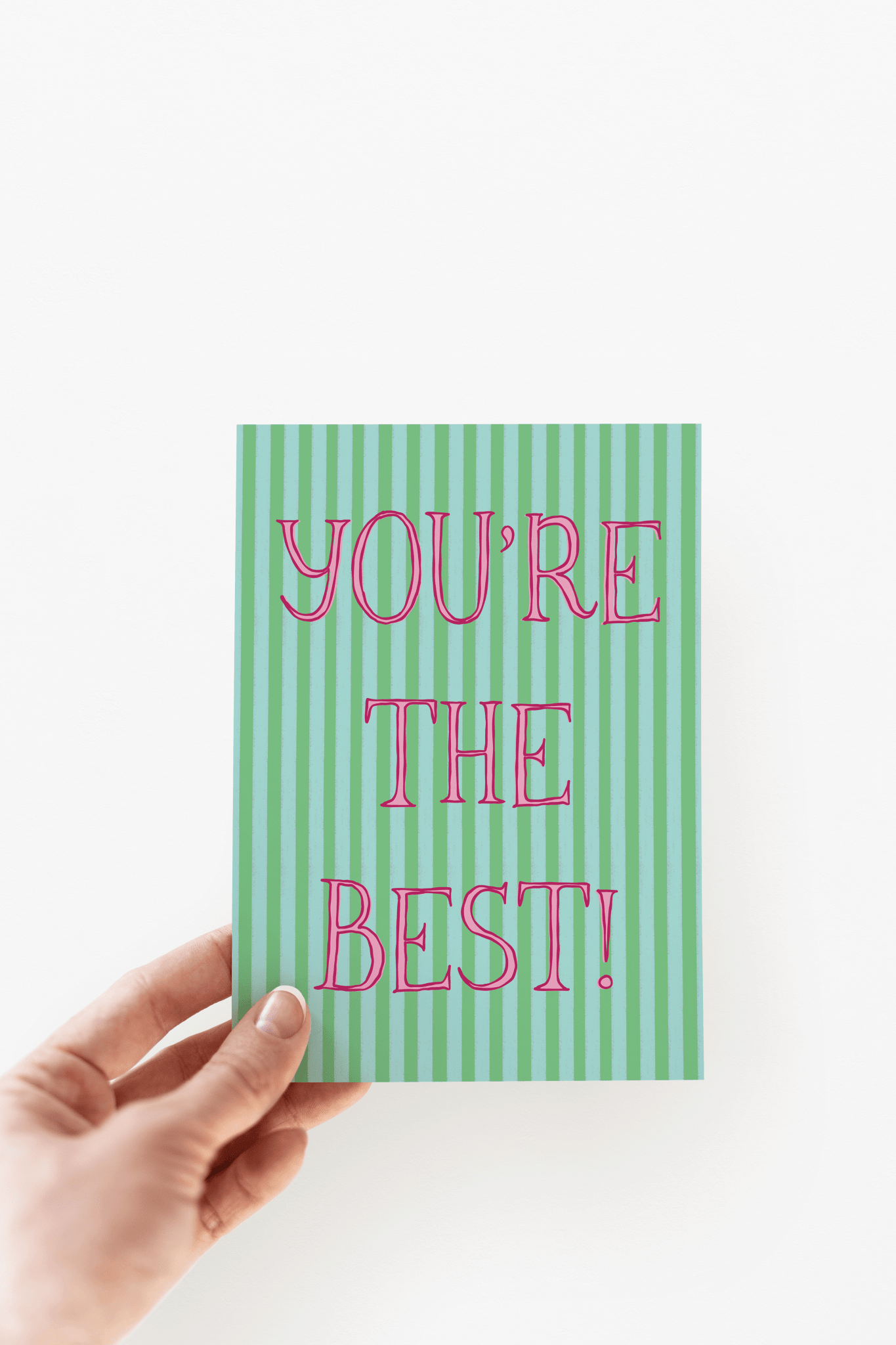 You're The Best! Appreciation Thank You Greeting Card - She Chester