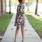 Zahra Brown Floral Dress - She Chester