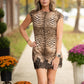 Zenith Zebra Lace Dress - She Chester