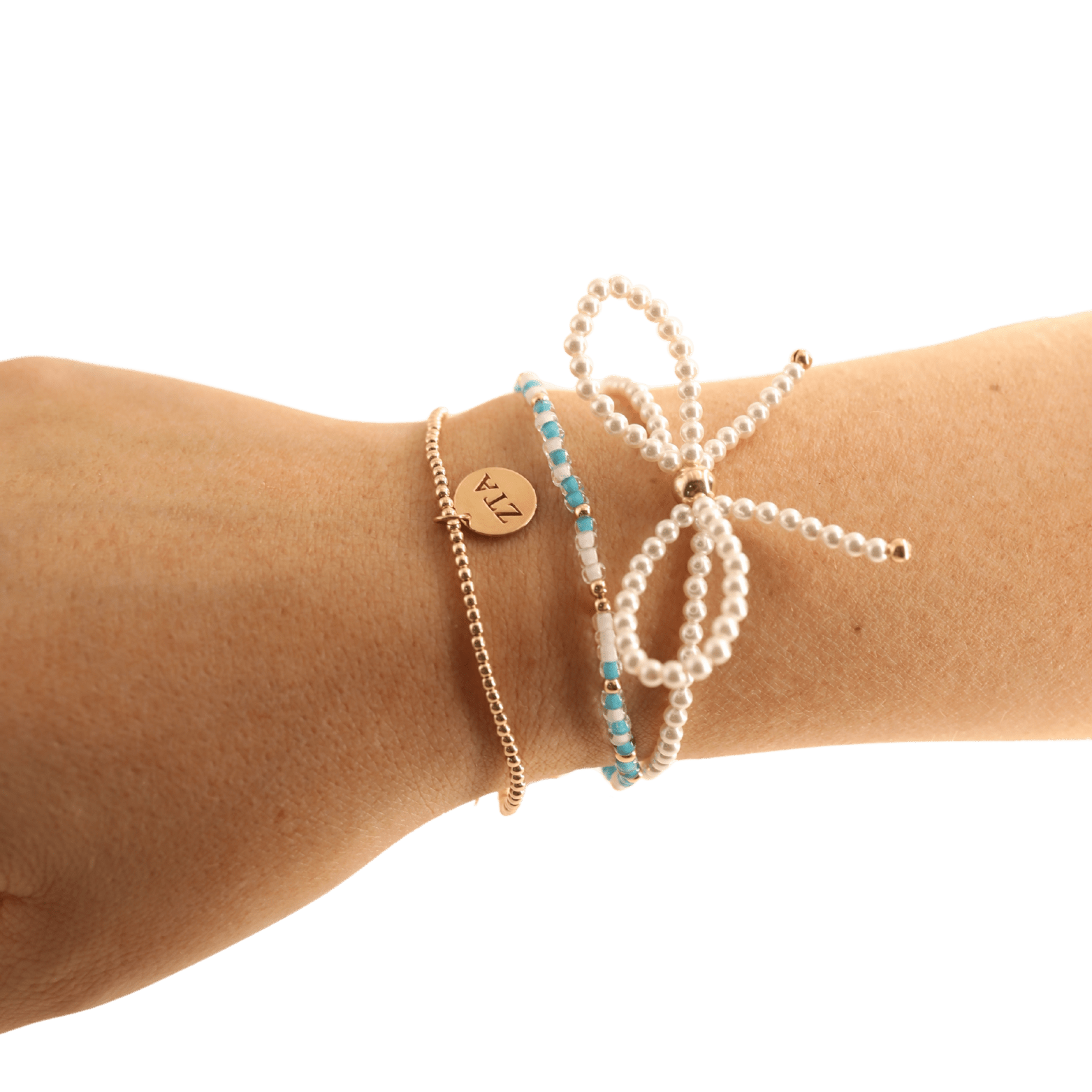 Zeta Tau Alpha Sprinkle Bracelet: Standard 6.75 inch - She Chester