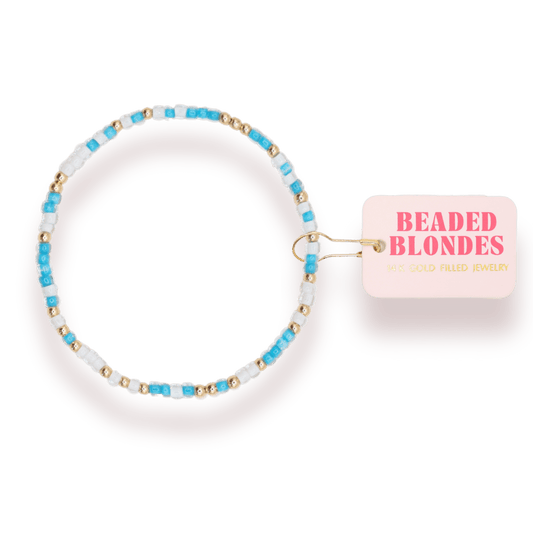 Zeta Tau Alpha Sprinkle Bracelet: Standard 6.75 inch - She Chester