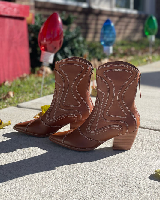 Aries Tan Bootie