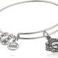 Because I Love You Grandma Charm Bangle-_ Silver