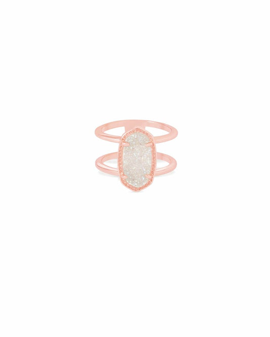 016703 Elyse Rose Gold Irr Drusy 8 - She Chester