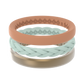 Stackable Gold Coast Groove Rings -
