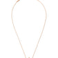 Jae Star Short Pendant Rosegold Necklace in Rosegold Drusy