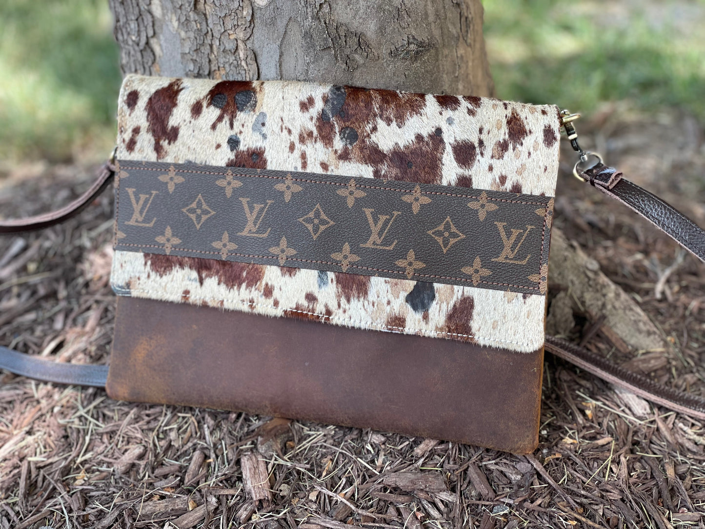 Sweet Emotional -  Multi Cow LV Crossbody