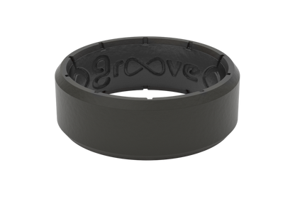 Edge Black/Black Groove Ring -