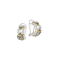 Antiqua Pavé Circle Post Clip Earrings E2804-Af00