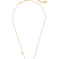 Margot Pndnt Nck Gold Matte Iridescent Mint