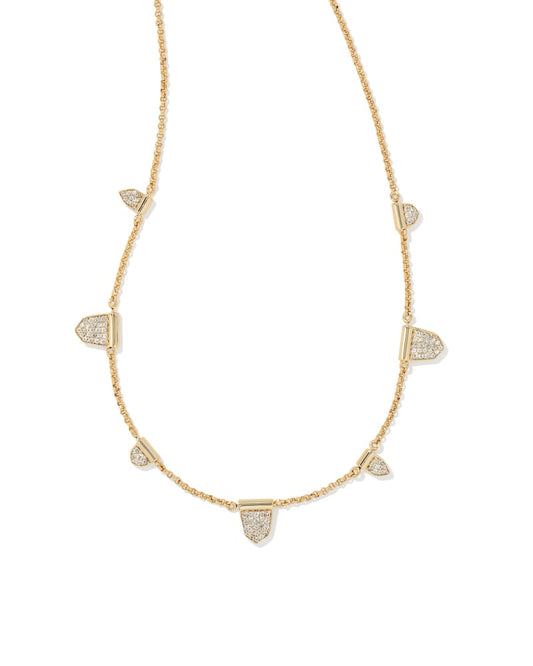 ADELINE STRAND NECKLACE GOLD METAL