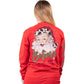 Cow & Cheetah Print Santa Long Sleeve -