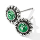 Twinkle Peridot Mini Post Earring - J2049L