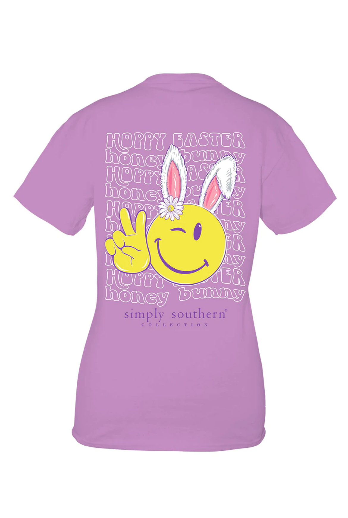Purple Smile Bunny SS Tee -