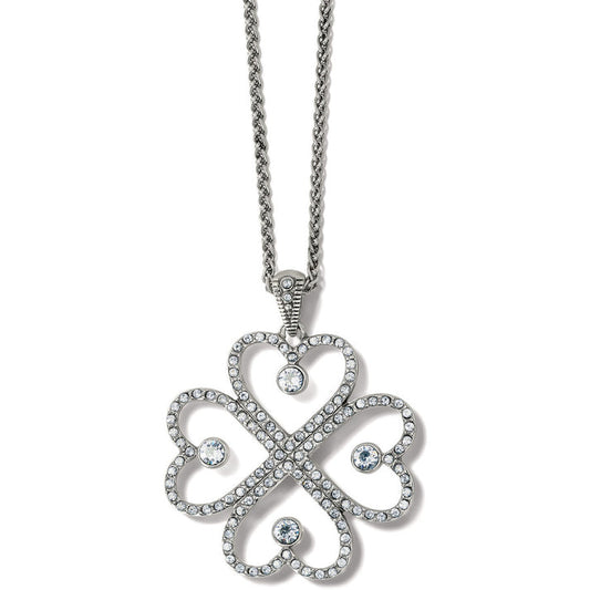 Illumina Mirrored Silver Heart Necklace - JM7344