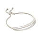 OTT LUX BRACELET RHODIUM METAL