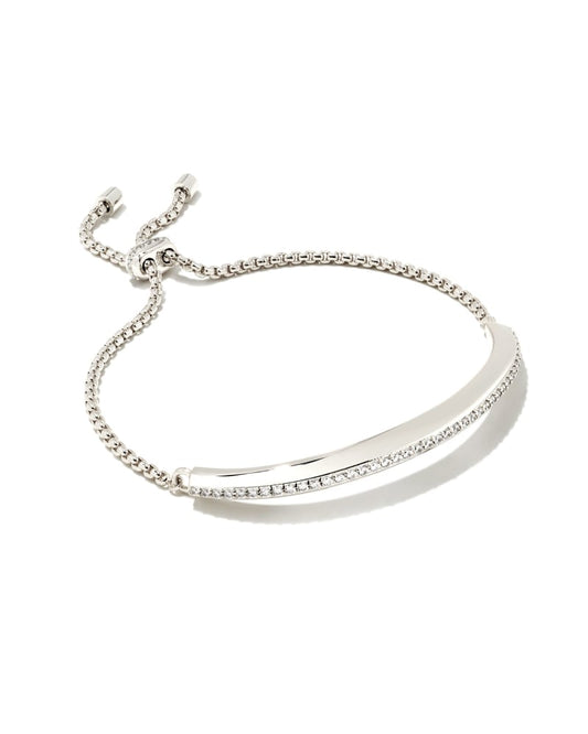 OTT LUX BRACELET RHODIUM METAL
