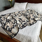Luxe Brown Camo Blanket