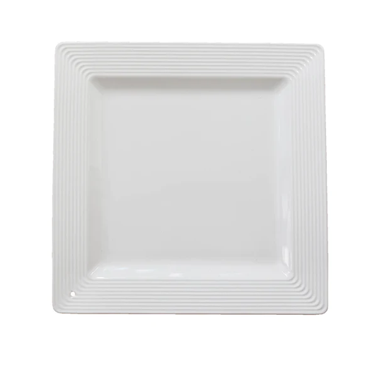 Square Platter Pinstripes