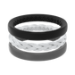 Stackable Luna Groove Ring -