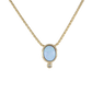 Blue Opal Diamond Pendant K5572-G6F3